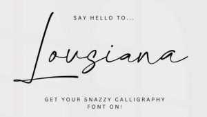 Lousiana Font › Fontesk