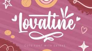 Lovatine Cute Font › Fontesk