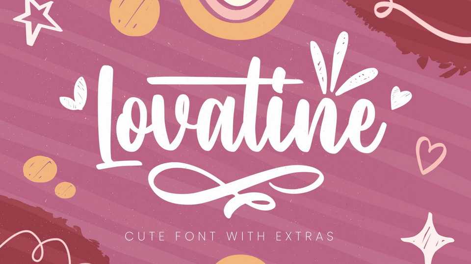 Lovatine Cute Font › Fontesk