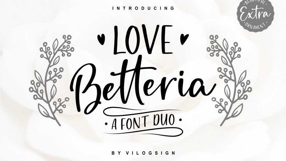 Love Betteria Font Duo › Fontesk