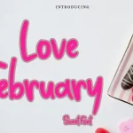Love February Display Font