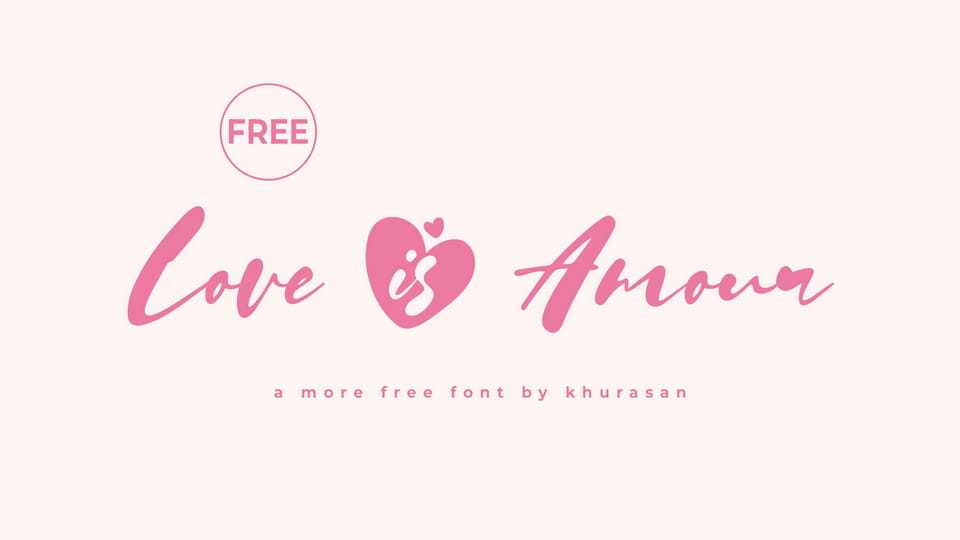 Love is Amour Font › Fontesk