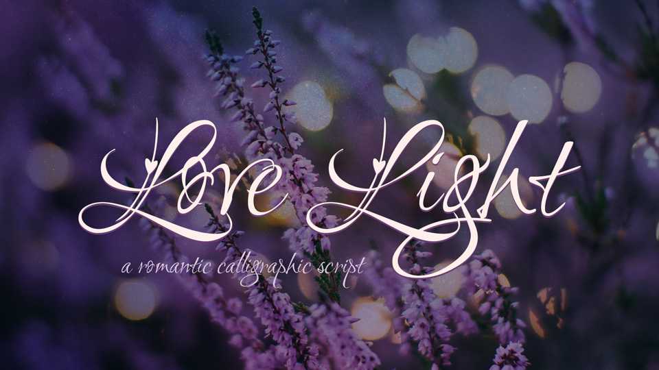 Love Light Script Font › Fontesk