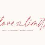 Love Limits Font › Fontesk
