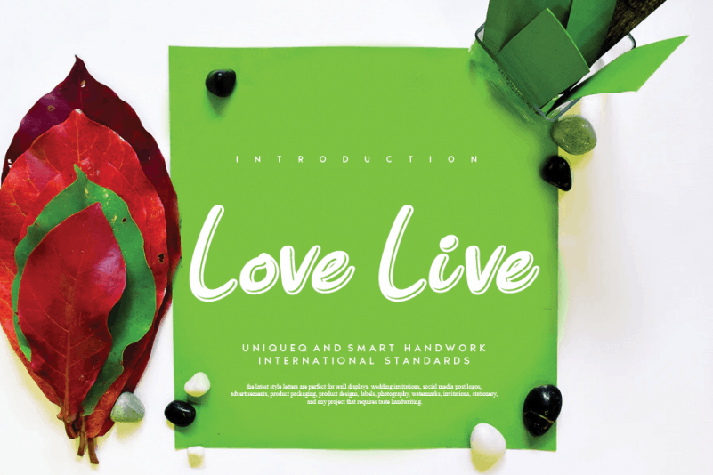 Love Live Display Font