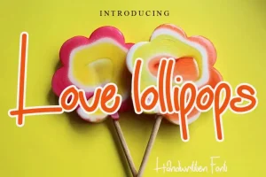 Love Lollipops Font
