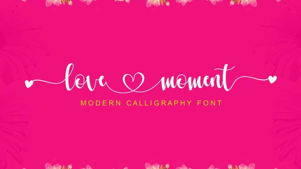 Love Moment Font › Fontesk