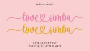 Love Simba Font › Fontesk