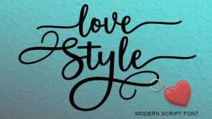 Love Style Font › Fontesk