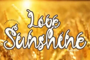 Love Sunshine Script Font