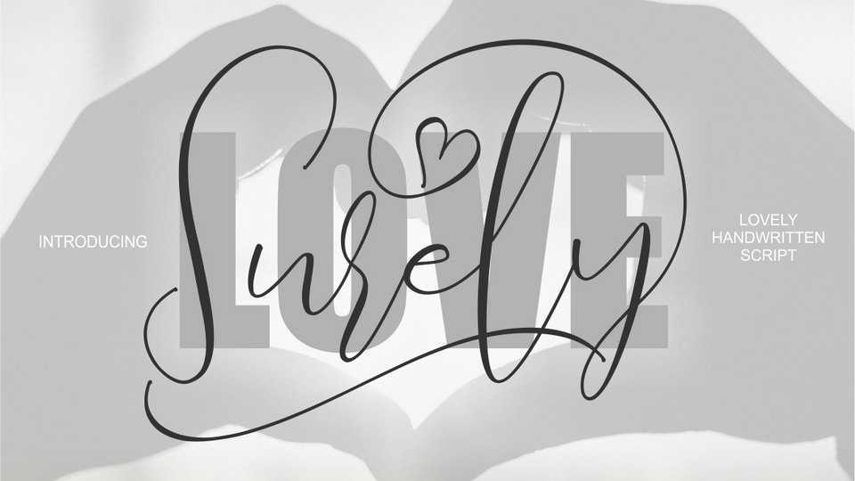 Love Surely Script Font › Fontesk