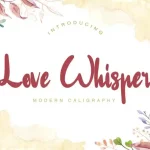Love Whisper Script Font