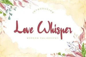 Love Whisper Script Font