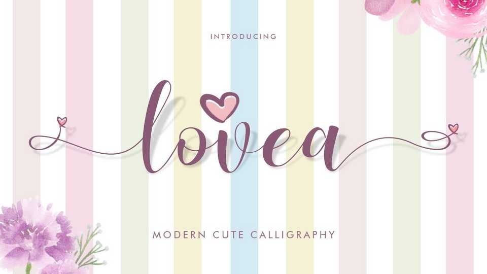 Lovea Script Font › Fontesk
