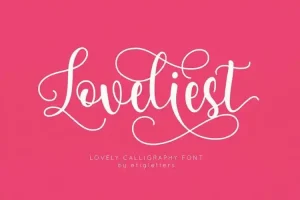 Loveliest Calligraphy Font