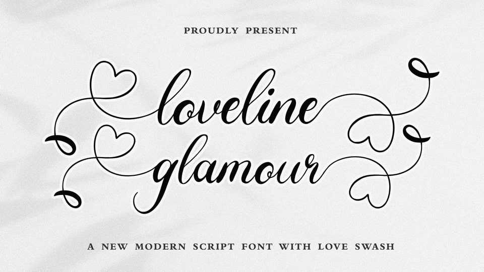 Loveline Glamour Font › Fontesk
