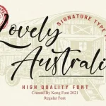Lovely Australia Script Font