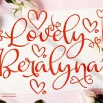 Lovely Beralyna Font