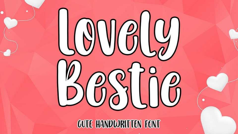 Lovely Bestie Font › Fontesk