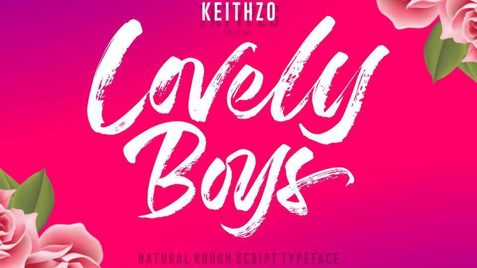 Lovely Boys Script Font › Fontesk