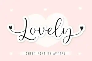 Lovely Display Font