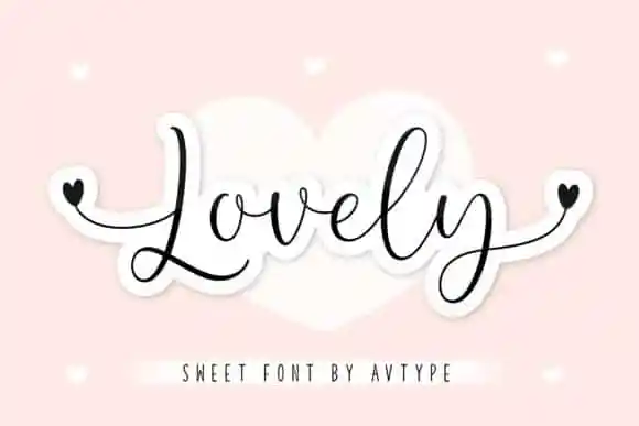 Lovely Display Font
