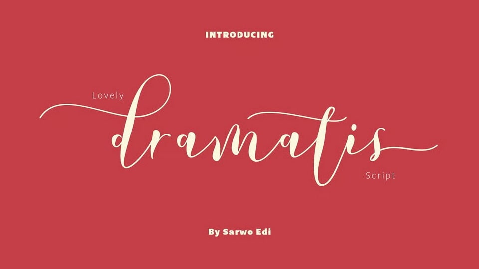Lovely Dramatis Font › Fontesk
