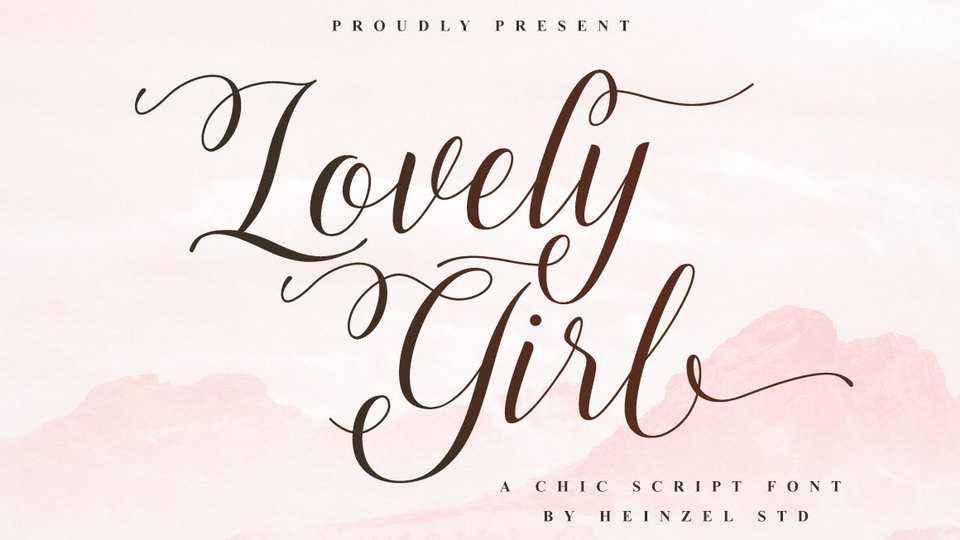 Lovely Girl Script Font › Fontesk
