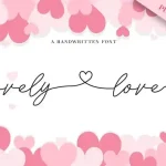 Lovely Love Handwritten Font