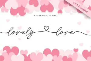 Lovely Love Handwritten Font