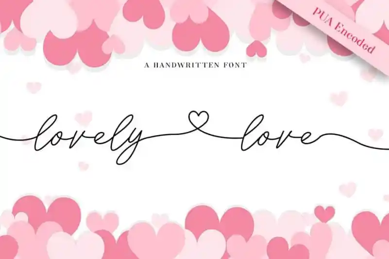 Lovely Love Handwritten Font