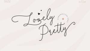Lovely Pretty Modern Handwritten Font › Fontesk