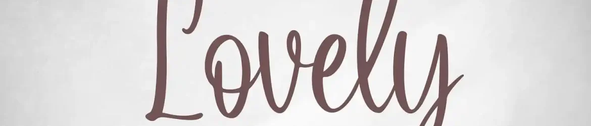 Lovely Script Font