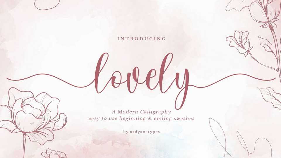 Lovely Script Font › Fontesk
