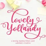 Lovely Yollandy Calligraphy Font