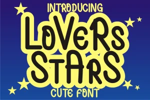 Lovers Stars Font
