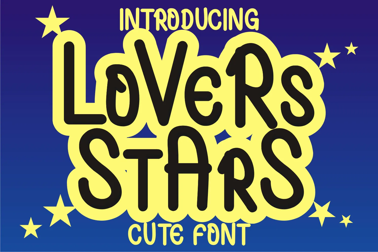 Lovers Stars Font