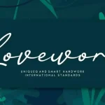 Lovework Handwritten Font