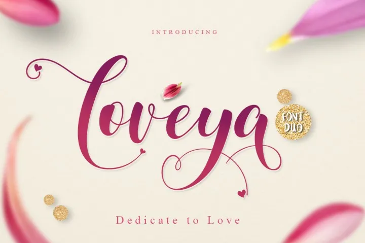 Loveya Script Font