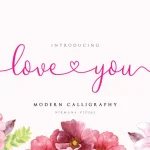Loveyou - Romantic Font