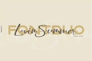 Lovin Summer Script Font
