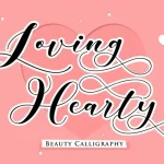 Loving Hearty Font - Fonte Grátis Loving Hearty Font