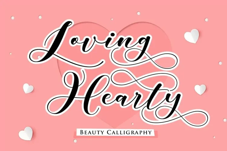 Loving Hearty Font
