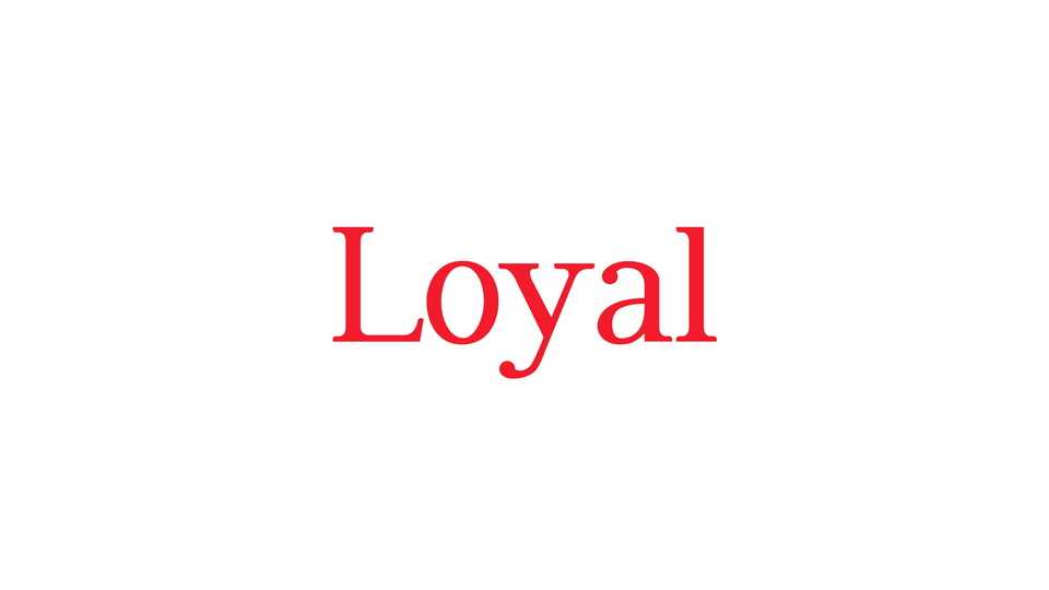 Loyal Font Family › Fontesk