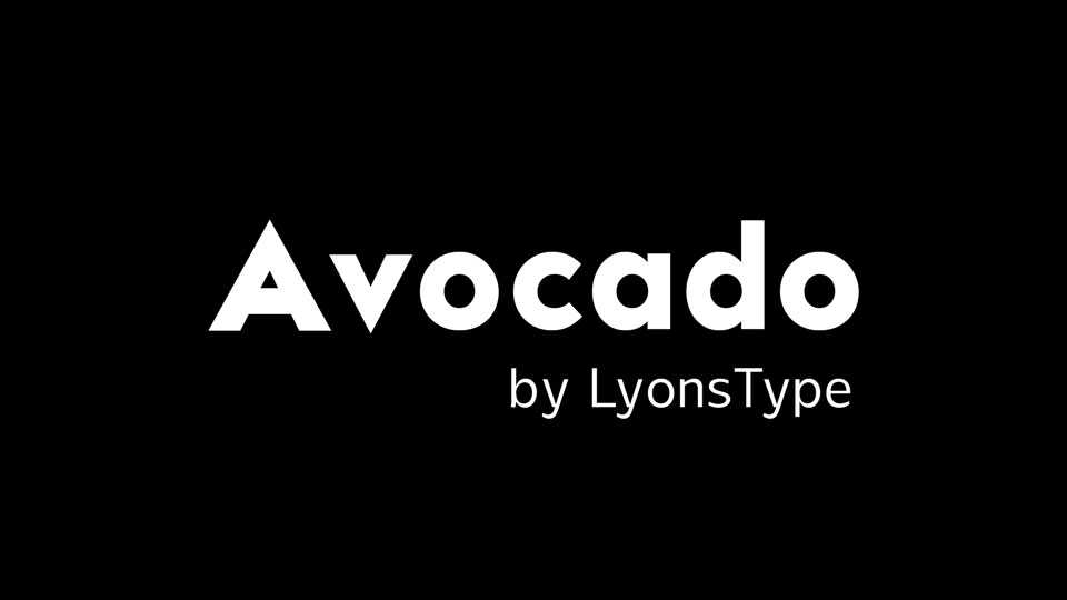 LT Avocado Font Family › Fontesk