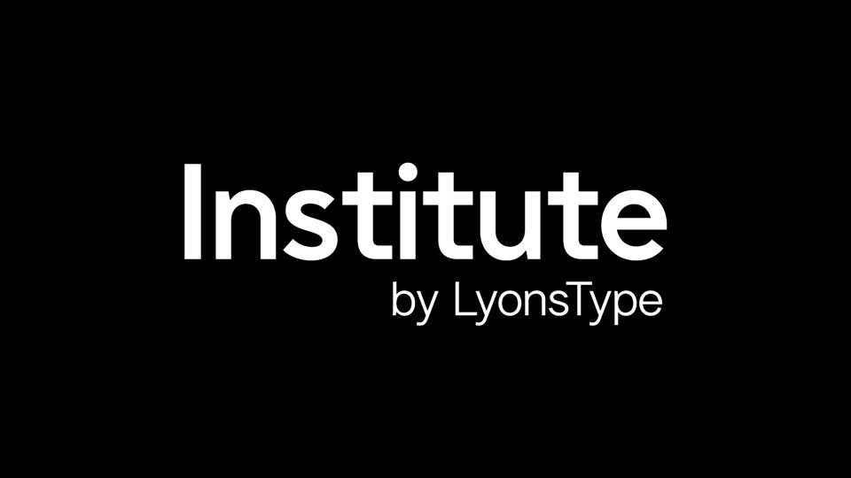 LT Institute Font › Fontesk