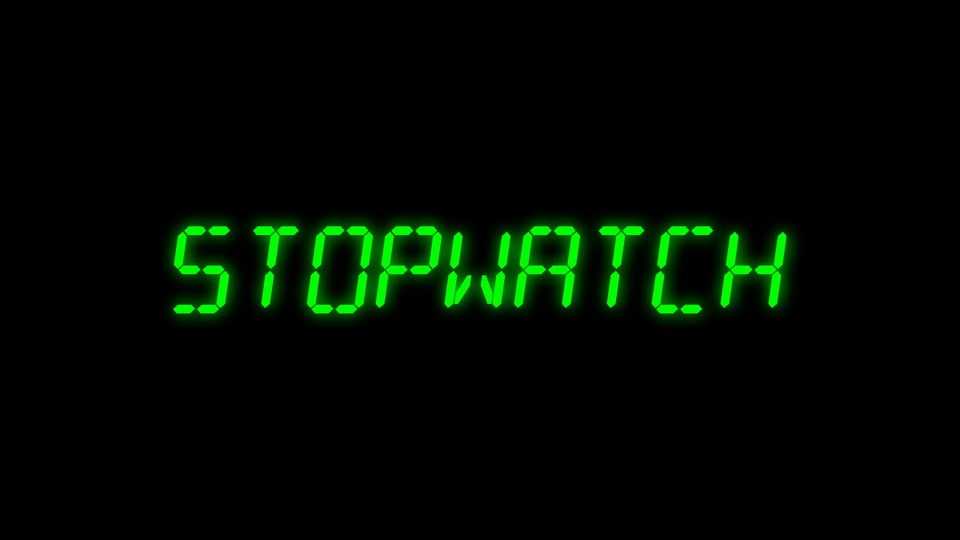 LT Stopwatch Font › Fontesk