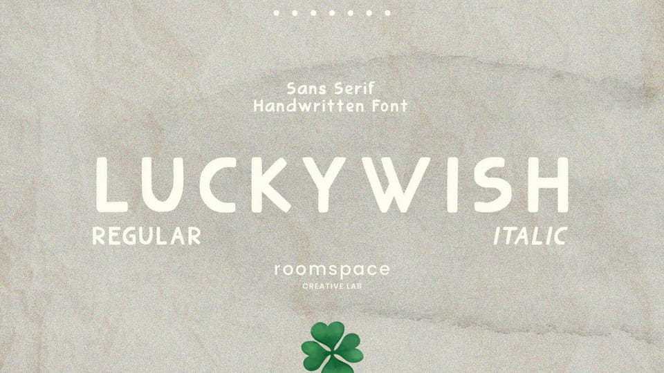 Luckywish Font › Fontesk