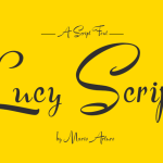 Lucy Script Font