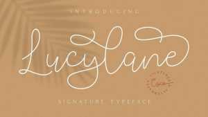 Lucylane Font › Fontesk